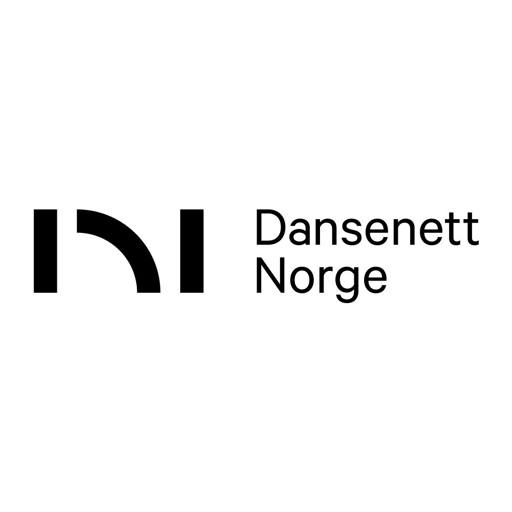Dansenett Logo hvit